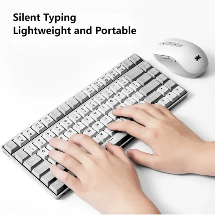 Lenovo 2.4G Wireless Keyboard Mouse Set 84 Keys Standard Office Keyboard Gaming Keyboards Mouse Combo Keyboard For Laptop Tablet - Image 4