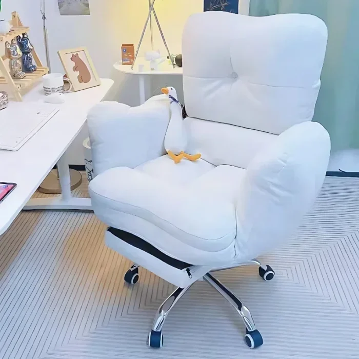 Comfortable Office Chair, Home Bedroom Sofa Chair, Living Room Leisure Backrest Chair Computer Chair Office Furniture - Image 5