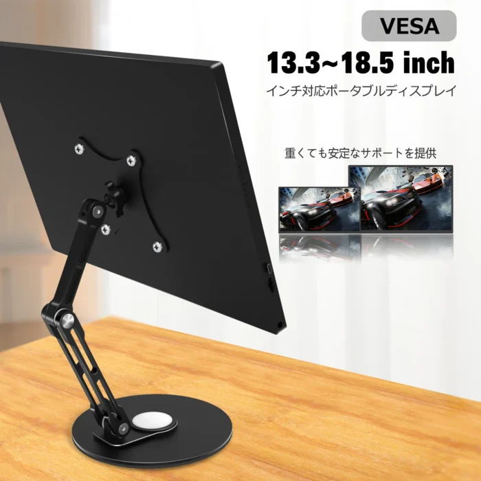 Bimawen 4.5inch-15.6inch VESA Protable Monitor Stand 75mm VESA Monitor Desk Mount Single Monitor Stands Freestanding fits - Image 5