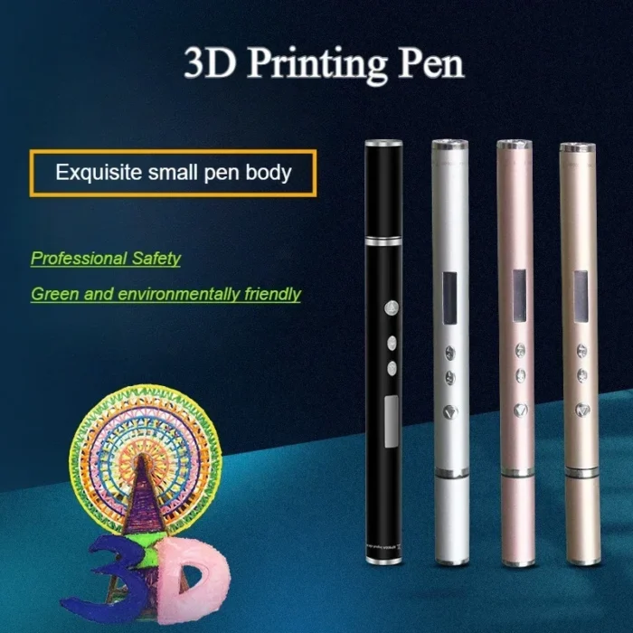 RP900A 3D Printing Graffiti LCD Screen Painting Pen Creative Gift Box Set Stainless Steel Pen Shell Ceramic Nozzle - Image 6