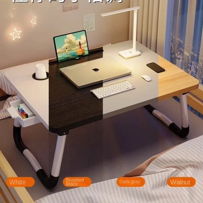 Computer Foldable Desk, Bed Small Table, Dormitory Student, Upper and Lower Bed Study Desk, Bede Stool, Notebook Stand - Image 5