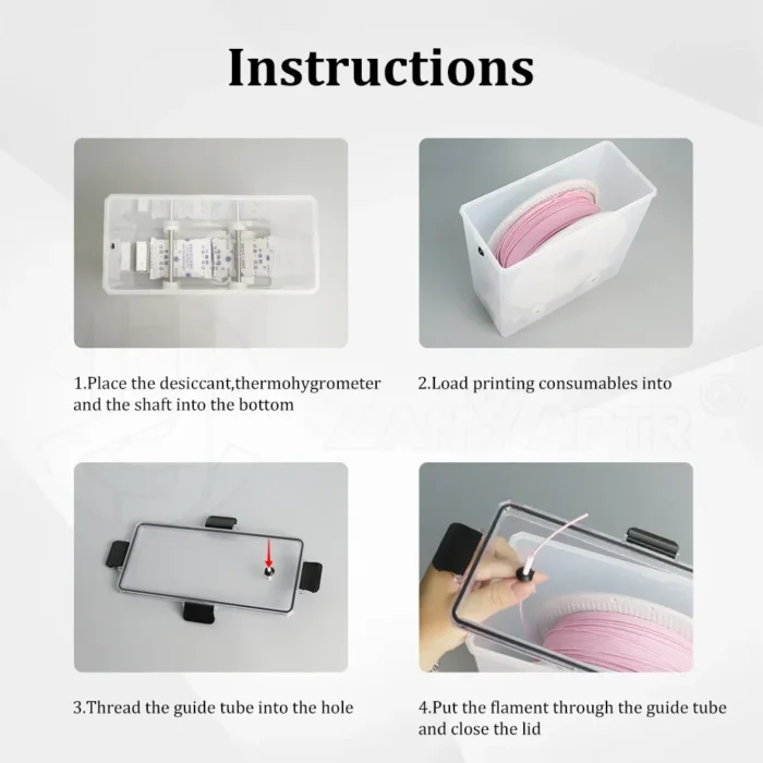 3D Printer Accessories Filament Dryer Box Airtight And Moisture-Resistant Real-Time Monitoring For 3D Printer PLA ABS Filaments - Image 5