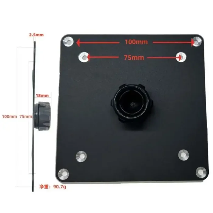 Metal Monitor Holder 100x100 75x75 VESA Mount Portable Stand Adjustable Desk Bracket for 14 to 24 inch Monitors Accessories - Image 5