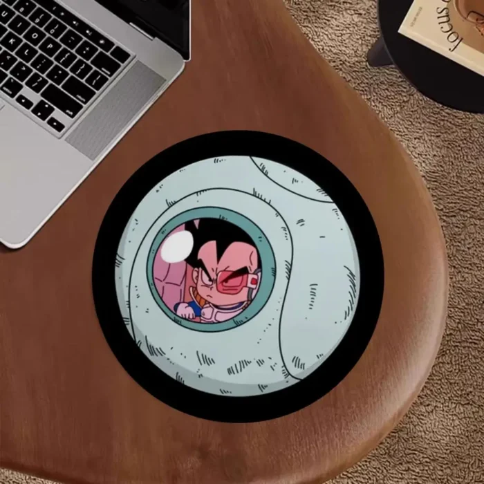 Anime-Dragon-Ball Small Round Speed Version Game Computer Keyboard Office Table Mat PC Laptop Mouse Mat Desktop Mat - Image 4