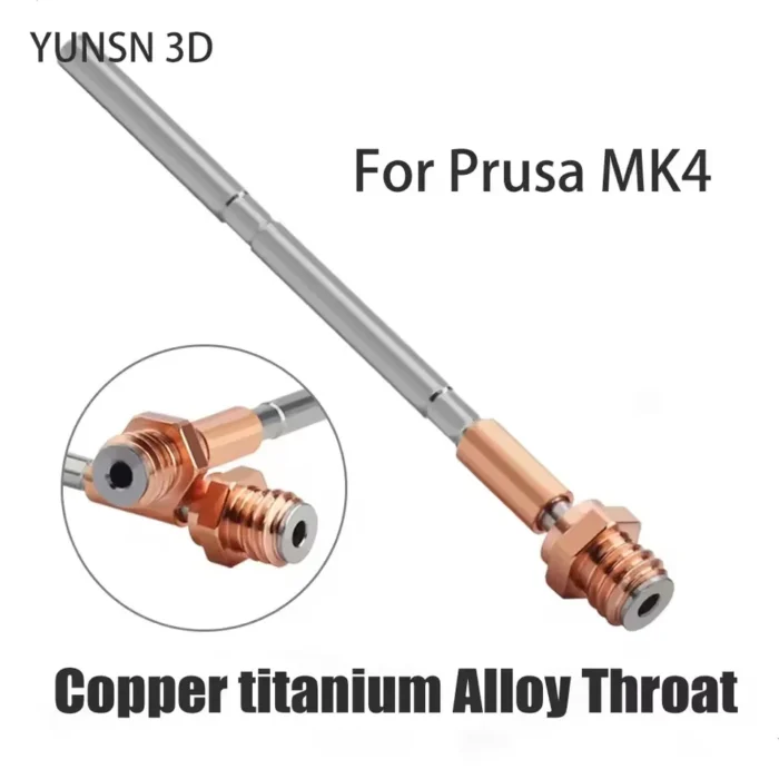 Copper Titanium Alloy Throat For Prusa MK4/XL Hotend Kit High Temperature Resistance And High Speed Printing 3D Printer Parts - Image 5