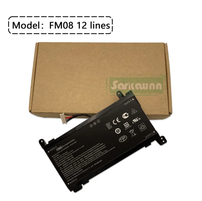 SARKAWNN FM08 12P/16P Laptop Battery For HP Omen 17-an014ng TPN-Q195 17-an013TX 17-an014TX 17-an100TX 17-an101TX. - Image 6