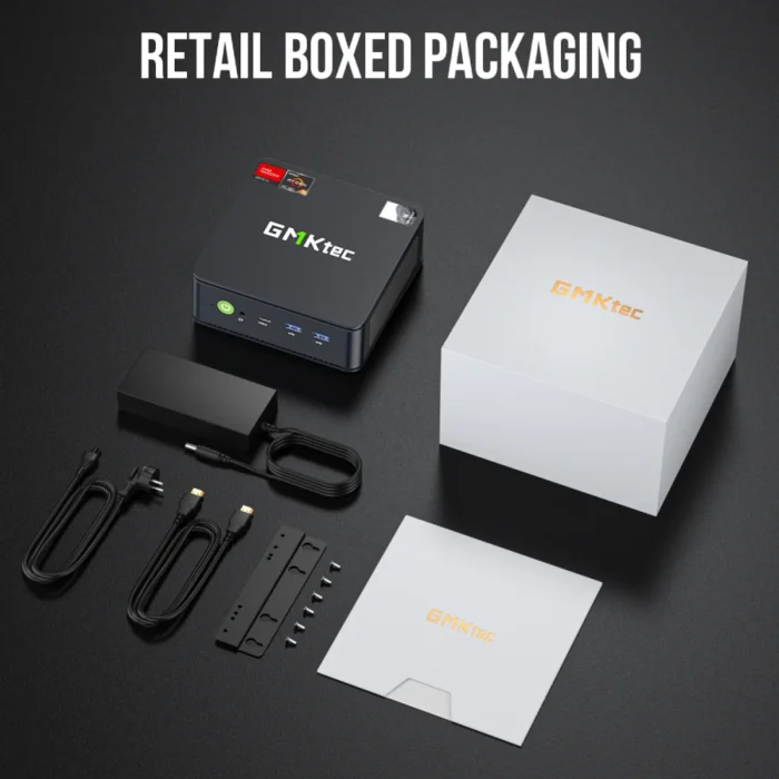GMKtec M6 Mini PC AMD R5 6600H 6-core 12-thread Computer 16GB DDR5 512GB PCIe 3.0 SSD WiFi 6 BT5.2 Mini PC Desktop Computer - Image 6