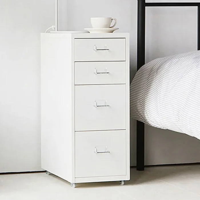 Cream Helmer Storage Drawer Cabinet Simple Multi-layer Drawer Cabinet Modern Simple Locker Under Table Bedroom Cabinet Zero