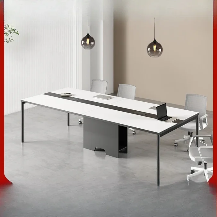 Conference long table, simple modern office negotiation training, large and small conference desks - Image 2