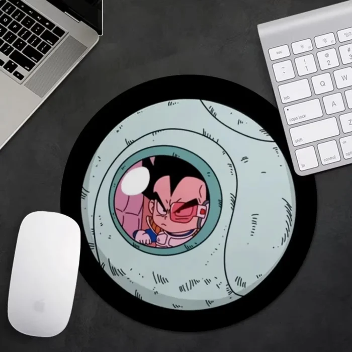 Anime-Dragon-Ball Small Round Speed Version Game Computer Keyboard Office Table Mat PC Laptop Mouse Mat Desktop Mat