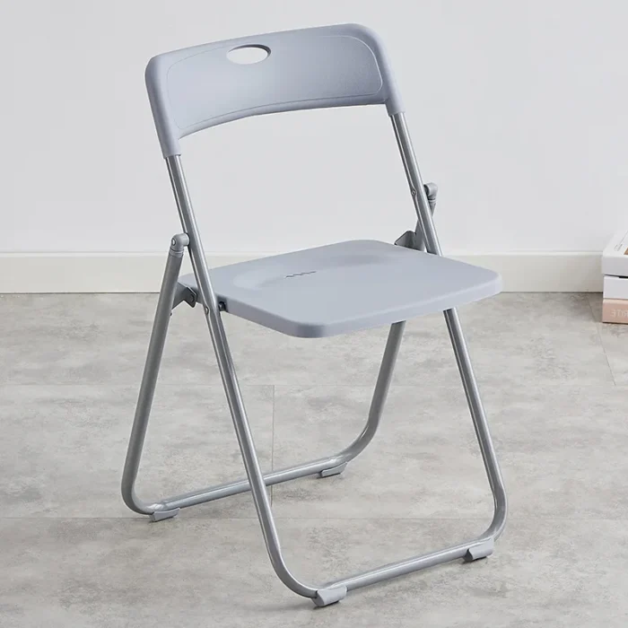 Home Office Conference Chair Wedding Banquet Party Events Chairs White Folding Foldable Chair - Image 5