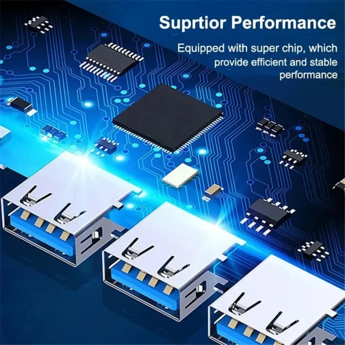 4 Ports USB HUB TYPE C Hubs USB C Docking Station USB 3.0 Splitter OTG Adapter 5G High Speed For PC Laptop Macbook Accessories - Image 5