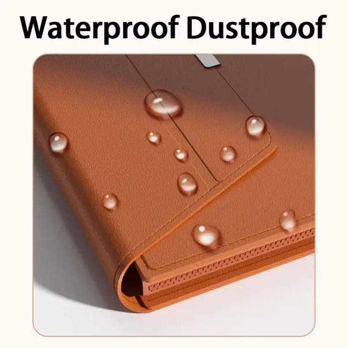 Laptop Sleeve for Macbook Air 13 Case 11 13.3 15.4 Retina Unisex Waterproof Letters Sleeve Envelope Leather Laptop Sleeve Pouch - Image 6