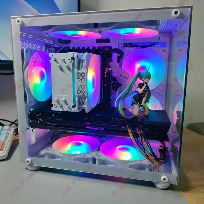 High Performance i5 12400 with 580 Gamer Gaming Pc Computers Desktop All in One Gaming Pc Desktop Computer H610m motherboard - Image 3