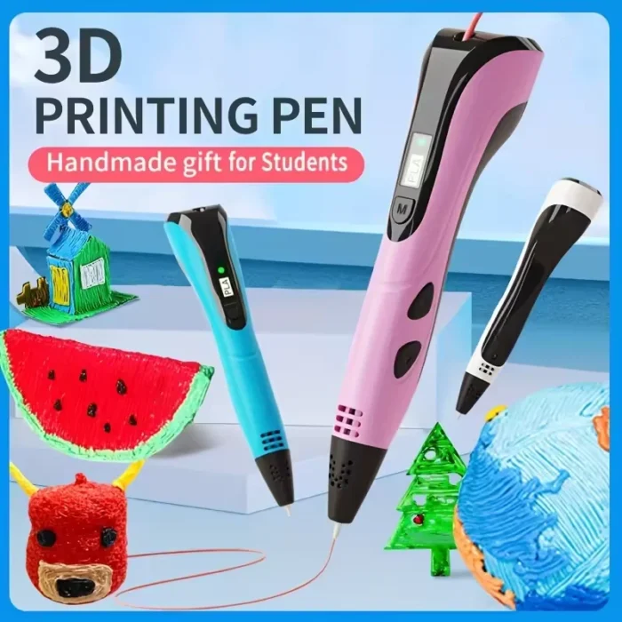 New Style 3D Printing Pen 3D Pen Set for Kids with Power Supply Pla Filament Travel Case Birthday Christmas Gift for Kids - Image 2