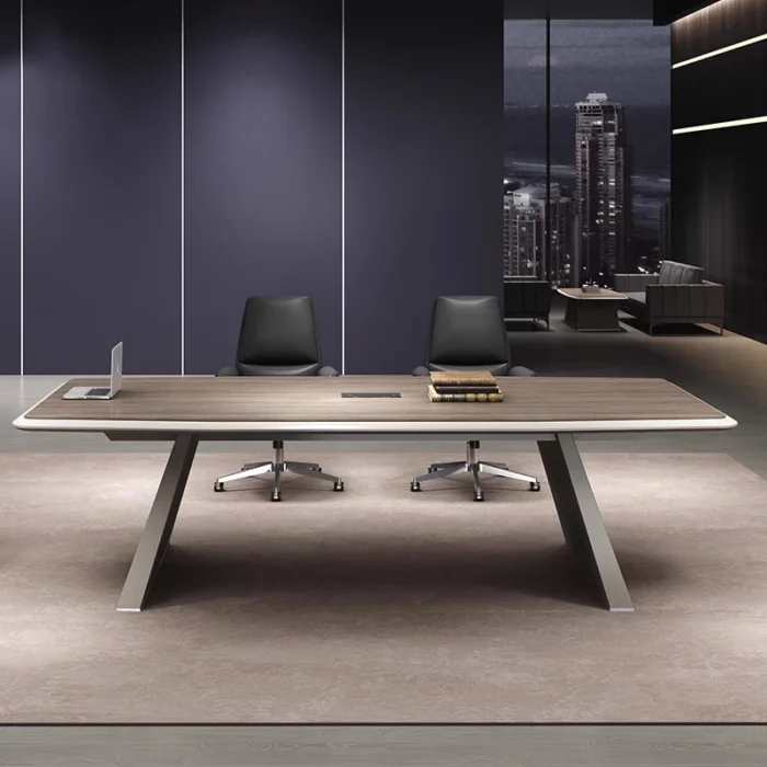 Conference Long table Simple modern and chair combination 6/8/12/20 people Large paint office Training and