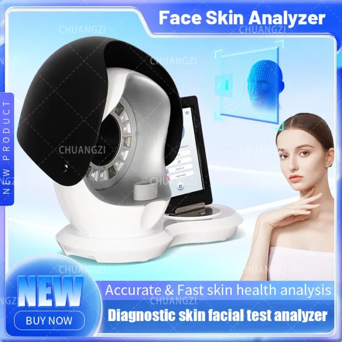 2025 new hot selling professional 3D skincare facial analyzer high-definition camera AI technology testing analyzer - Image 2