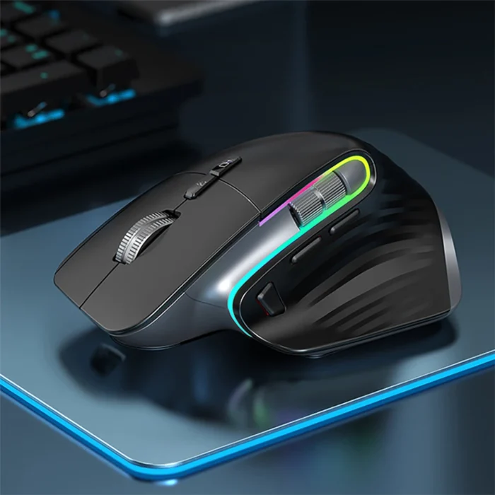 Multi-Device Wireless Mouse Bluetooth 5.0 & 3.0 Mouse 2.4G Wireless Portable Optical Mouse Ergonomic Right Hand Computer Mice - Image 6