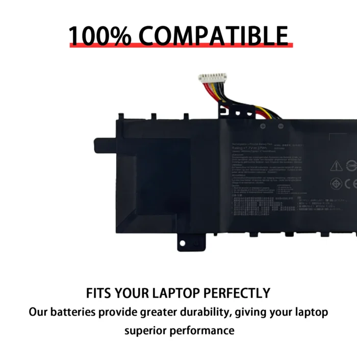 NEW Laptop Battery For ASUS C21N1818 B21N1818 B21N1818-1 B21N1818-2 B21N1818-3 15 X512FA X509FB A509FA A409FL F509FJ X509UA - Image 2