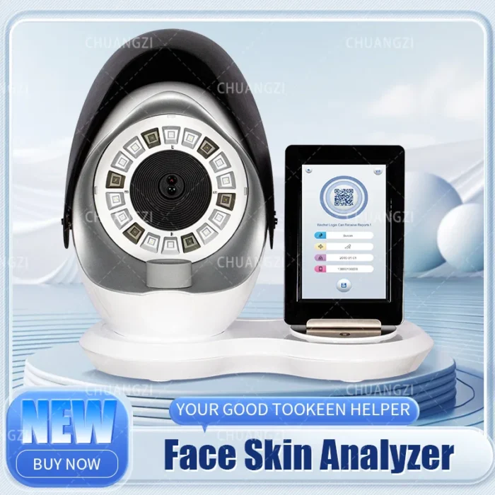 2025 new hot selling professional 3D skincare facial analyzer high-definition camera AI technology testing analyzer