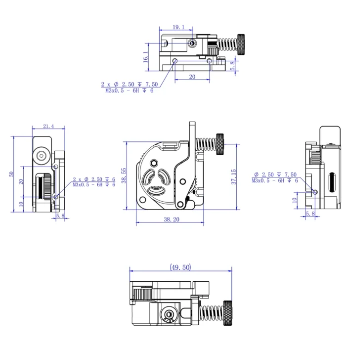 Upgrade Extruder Kit For Creality K1/ K1C/K1 Max With KLR High Temperature Motor 3D Printer Part Upgrade Accessory - Image 6