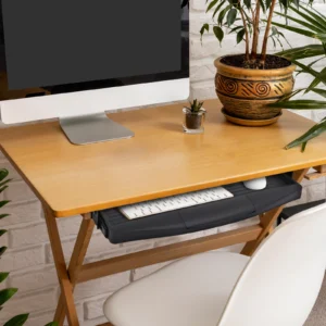 Adjustable Slider Keyboard Tray With Drawer Wear Resistant Material Lightweight Practical Computer Keyboard Stand Desk