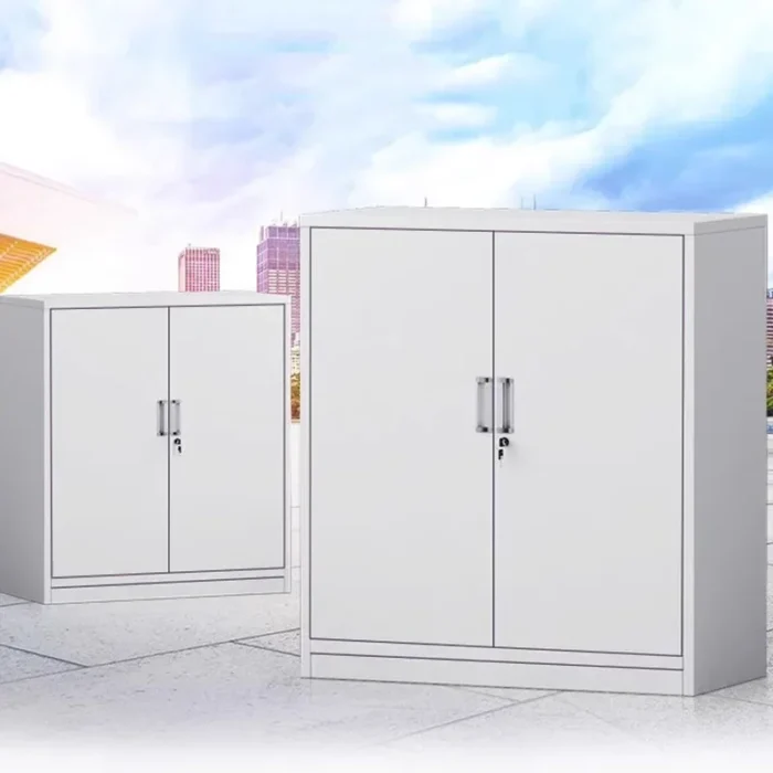 Modern Stackable Filing Cabinet Doors Locker Organizer Metal Office Cupboards Space Corner Armoires De Salon Storage Furniture - Image 2