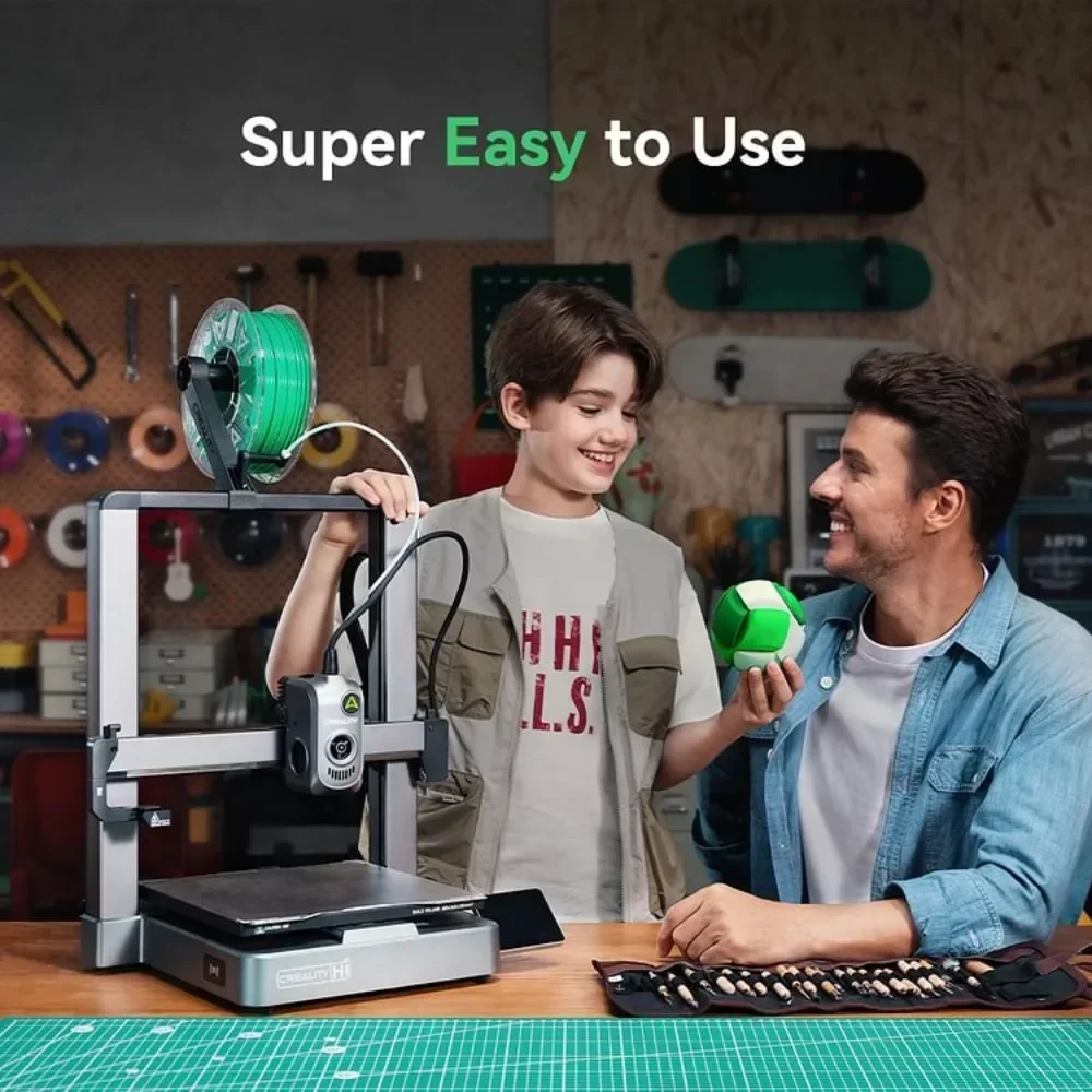 Creality 3D Printer Hi Combo Auto Bed Leveling Full Metal Extruder Fast Print Speed with 500 mm/s 12000 mm/s² max acceleration - Image 3