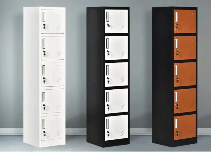 for Guangzhou Factory Hot Sale Modern Design Single 1/2/3/4/5 Door Metal Staff Employee Lockers Workers Living Room Storage - Image 5