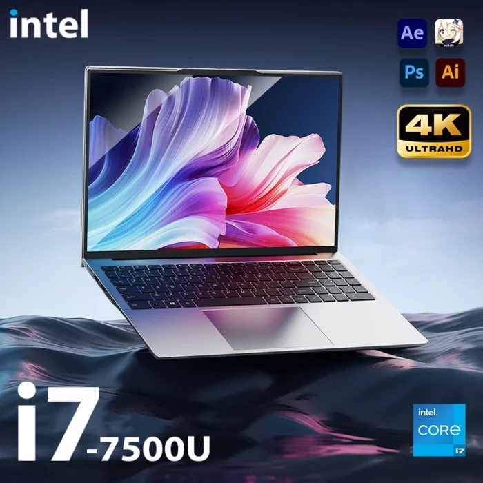 New Business 14.1 " Windows 11 i7 Laptops Intel CORE i7 7500U Notebook computer 12GB RAM 1TB/2TB SSD Office Study i7 Compute PC