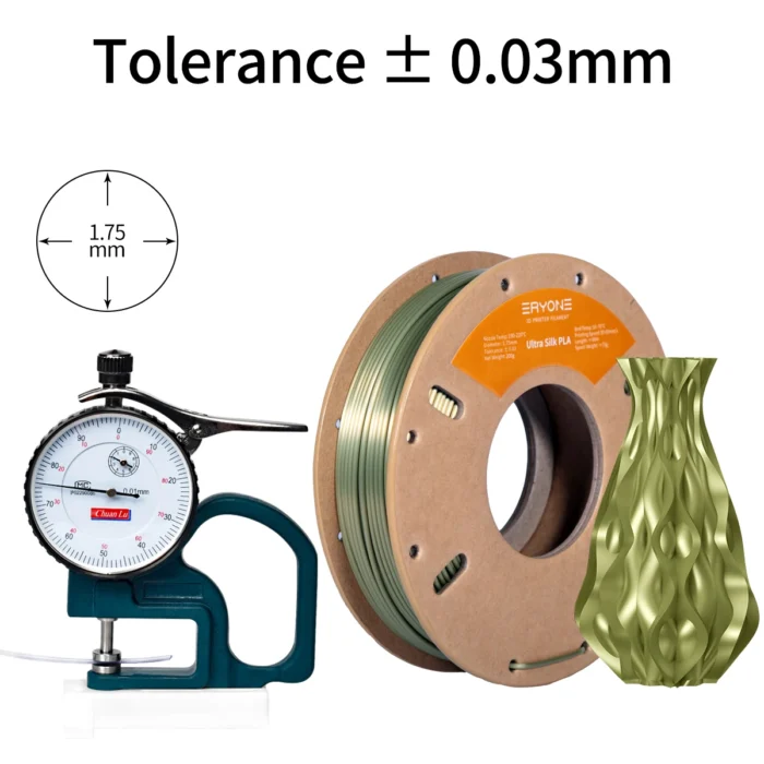 Eryone 200G Ultra SILK PLA Filament 3D Printing 3D Filament 1.75mm For 3D Printer And 3D Pen,1 Roll Wholesale Fast Shipping - Image 5