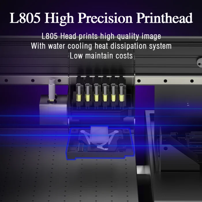 A3 UV DTF Printer L805 UV Flatbed Printing Machine A4 UV DTF Sticker Printer for Pen Acrylic Metal Wood UV Printer A3 UV Printer - Image 2
