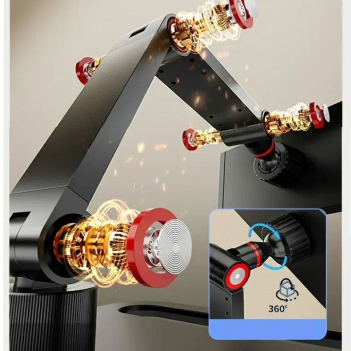 Portable Monitor Holder for 12-17.3 Inch Screen No Drilling Vesa Phone Adjustable Laptop Gaming Expandable Desktop Clamp Stand - Image 6