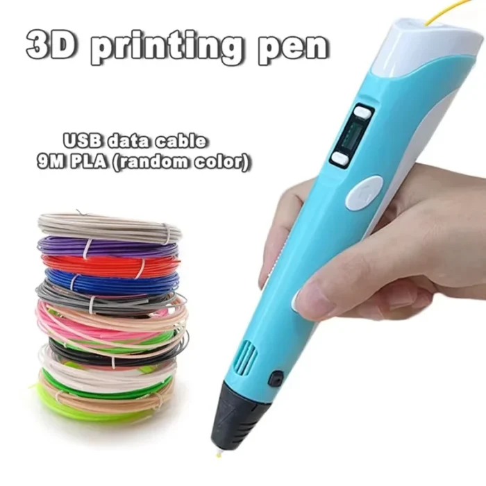 Electronic 3D Printing Pen with 9M PLA Consumables High-Temperature 3D Graffiti Tool Intelligent Toy Christmas Birthday Gift - Image 5