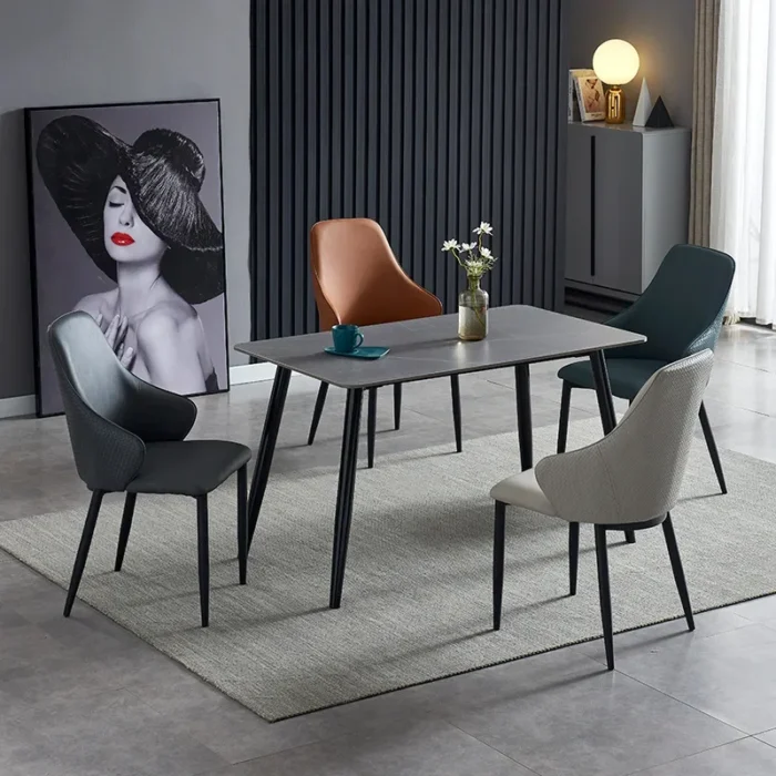 Soft Bag Dining Chair Light Luxury Style Household Simple Modern Study Stool Designer Nordic Chair Back Fashion Creativity