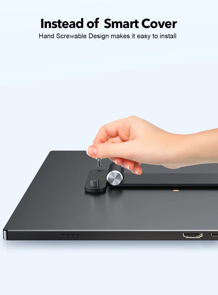 UPERFECT Portable VESA Monitor Stand with Hand Screw 7 to 17.3 inch Freestanding VESA Monitor Desk Mount With Swivel/Tilt/Rota - Image 2