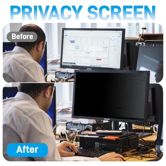 Computer Privacy Screen Protector For Laptop 24 23.8 22 21.5 20 15 inch Widescreen Monitor PC Privacy Filter Anti-spy-peep Film - Image 3