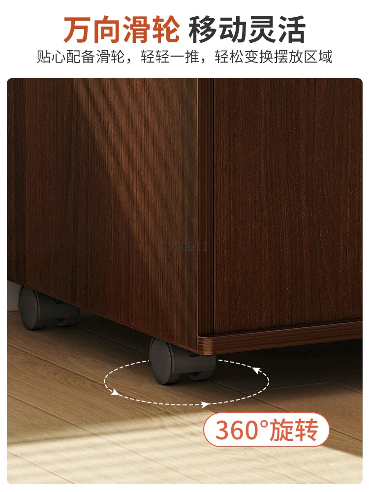 Under-desk file cabinet with lock Office locker drawer Desk side cabinet - Image 4