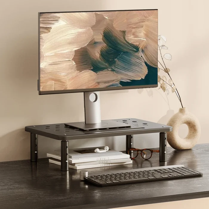 Adjustable Desk Monitor Rack Holder PC Screen Stand Desktop Computer Display Stand For Office Studio Working Study Students - Image 3