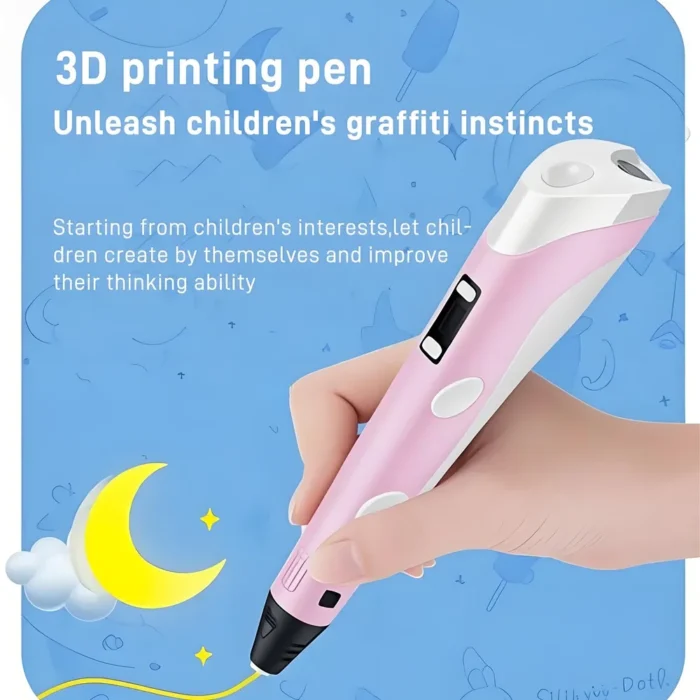 3D Printing Pen Drawing With LCD Screen Compatible Pen PLA Filament Toys Safe Paiting for Children DIY Birthday Gift Kids - Image 2
