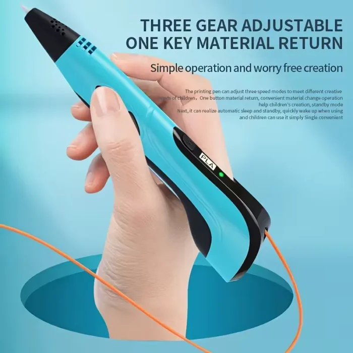 New Style 3D Printing Pen 3D Pen Set for Kids with Power Supply Pla Filament Travel Case Birthday Christmas Gift for Kids - Image 6