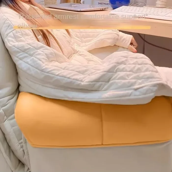 Folding recliner sofa chair computer chair dormitory comfortable sedentary home lazy sofa bedroom office living room armchair - Image 4