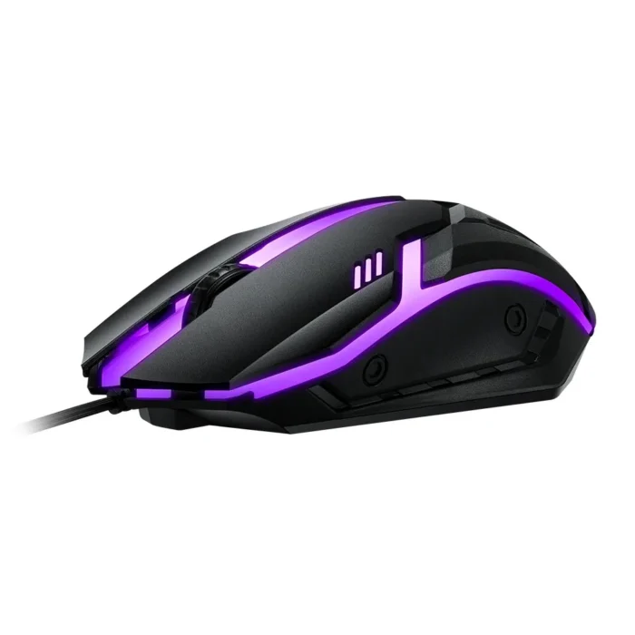 T-WOLF TF230 Wired Arabic Gaming Keyboard And Mouse Set/RGB Backlit/Mechanical Feel/Waterproof Design/USB - Image 5