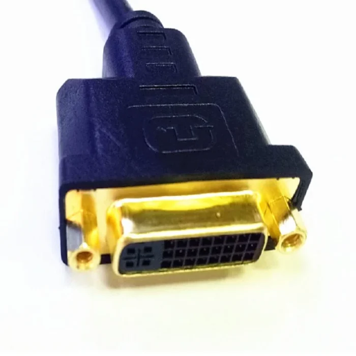 HDMI To DVI Cable M/F Male- Female Video Adapter Cord HDMI-compatible To DVI-I 24+5 Cable Video Adapter Cord For HDTV LCD DVD PC - Image 4