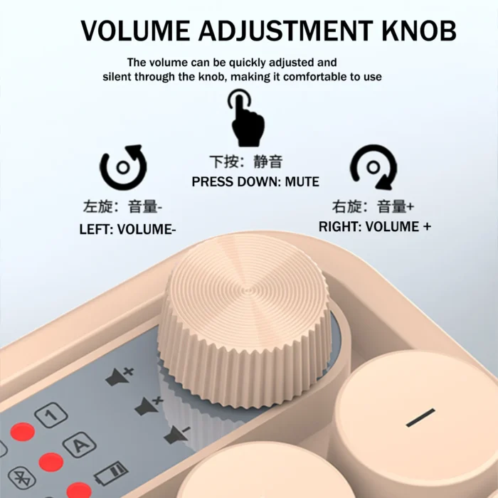 K-snake Wk300 Wireless Dual Mode Keyboard and Mouse Set Mute with Volume Knob Desktop Laptop Universal - Image 5