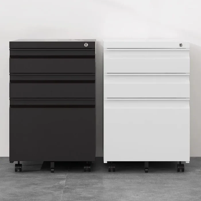 Office Vertical Steel File Cabinet With 2 3 4 Drawers Metal Storage For Card Record Archiving In School Home Office Hotel - Image 2