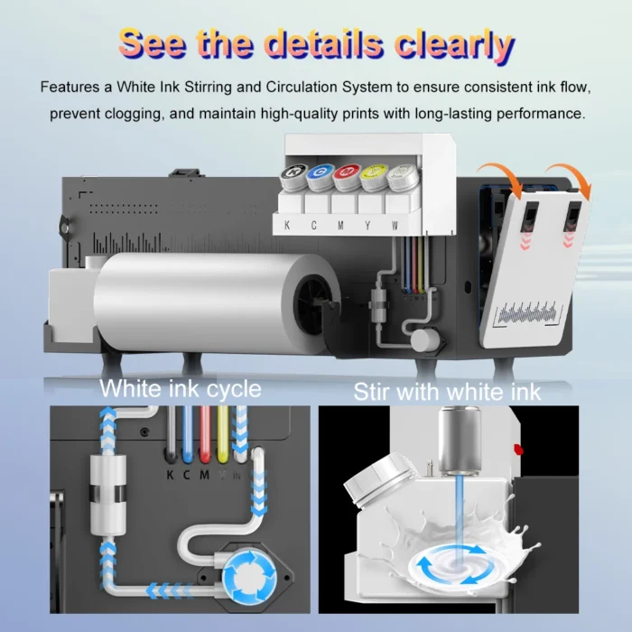 A3+ XP600 DTF Printer Direct to Film Transfer Printer For Hoodies Clothes T shirt Printing Machine A3 DTF Printer impresora dtf - Image 4