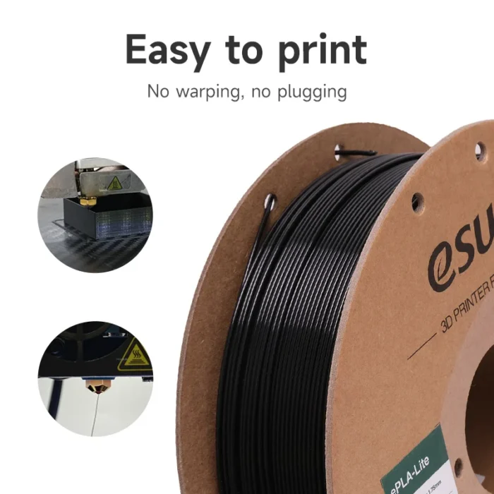 eSUN Fast Printing PLA Filament For 3D Printer 1.75mm 3D Printer Filament 1KG (2.2 LBS) Spool 3D Upgraded PLA For Bambu Lab - Image 2