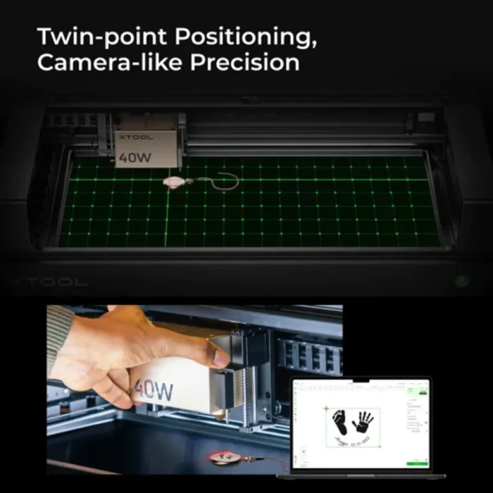 xTool S1 20W Enclosed Diode Laser Cutter Desktop Engraving Machine(Please check the bundle for more options) - Image 4